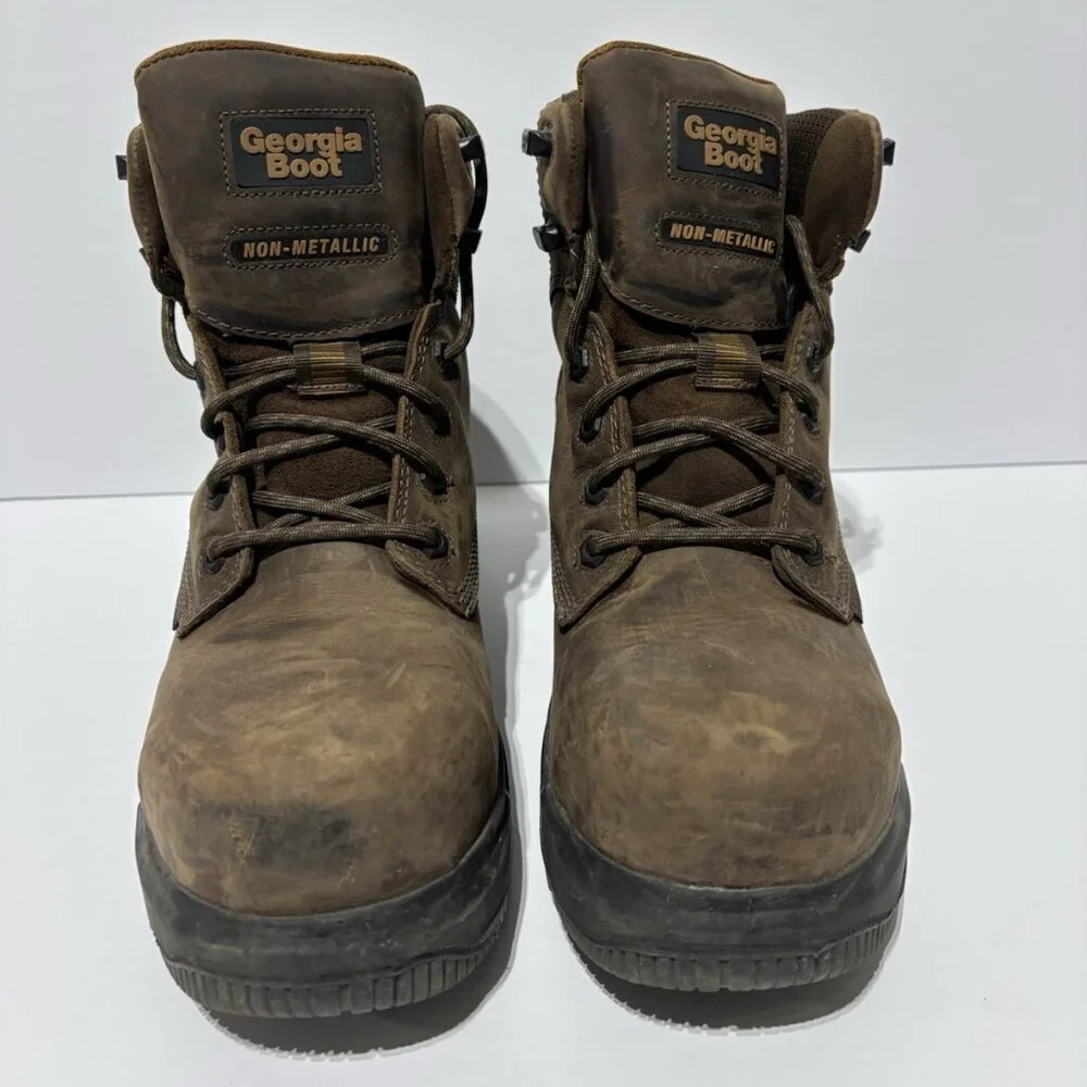 Georgia Boots Men’s FLXpoint Ultra Composite Toe Work Boots, Size 9 Wide